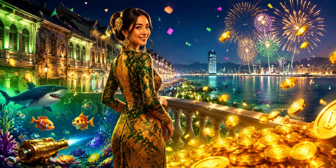 Permainan slot bertema batik dan memancing di Pulau Pinang